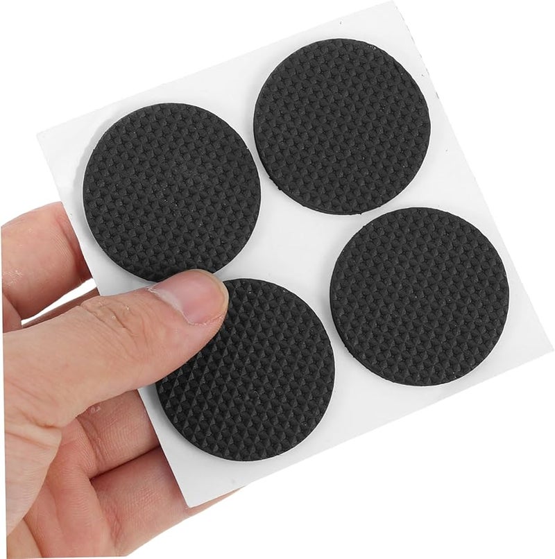 60Pcs Black EVA Chair Floor Protectors Self Adhesive Non Slip Pads for Furniture Legs Scratch Noise Reduction - Image 3